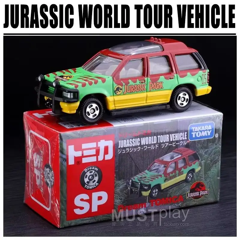 

TAKARA TOMY Tomica New SP JURASSIC WORLD TOUR АВТОМОБИЛЬ Игрушка из сплава Автомобиль Литая под давлением металлическая модель подарки