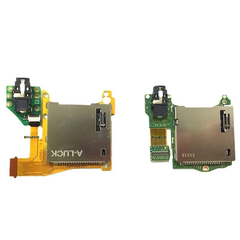 Kostenloser Versand Kopfhörer anschluss Anschluss Spielkarten leser Ersatz für ns switch ns lite/oled Konsolen kassetten schlitz Ersatzteile
