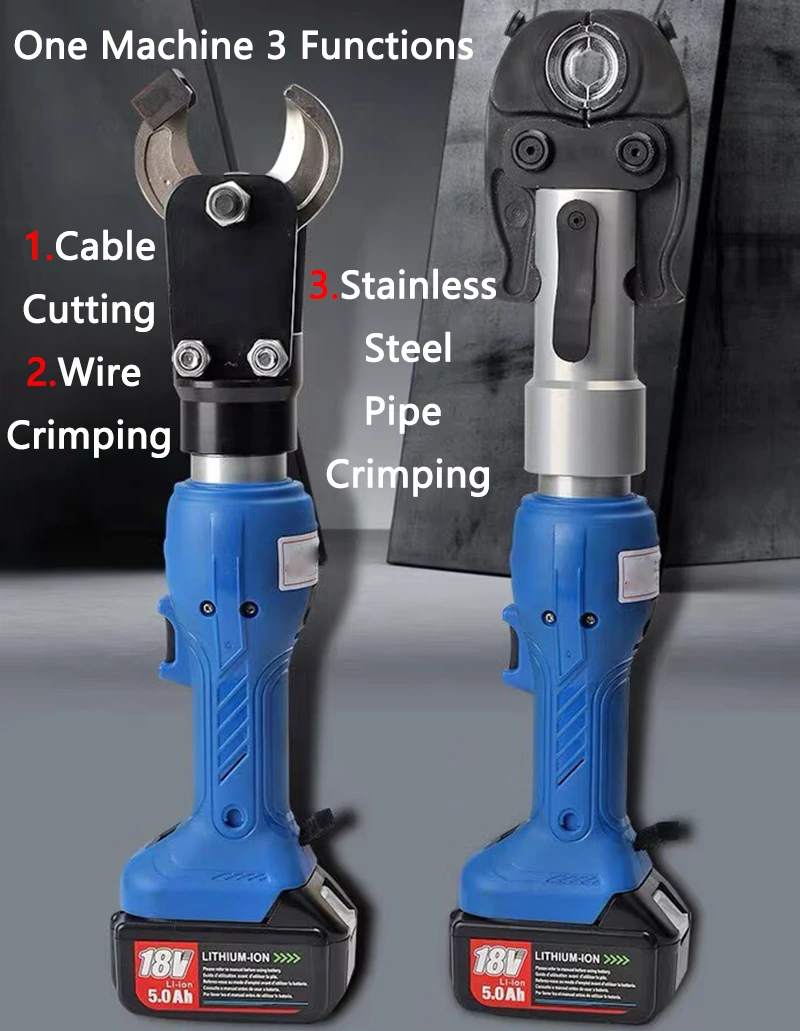 Portable Rechargeable Electric Hydraulic Pliers EP-30C Multifunctional Cable Cutting/Wire Crimping/Stainless Steel Pipe Crimping — купить у AliExpress WW