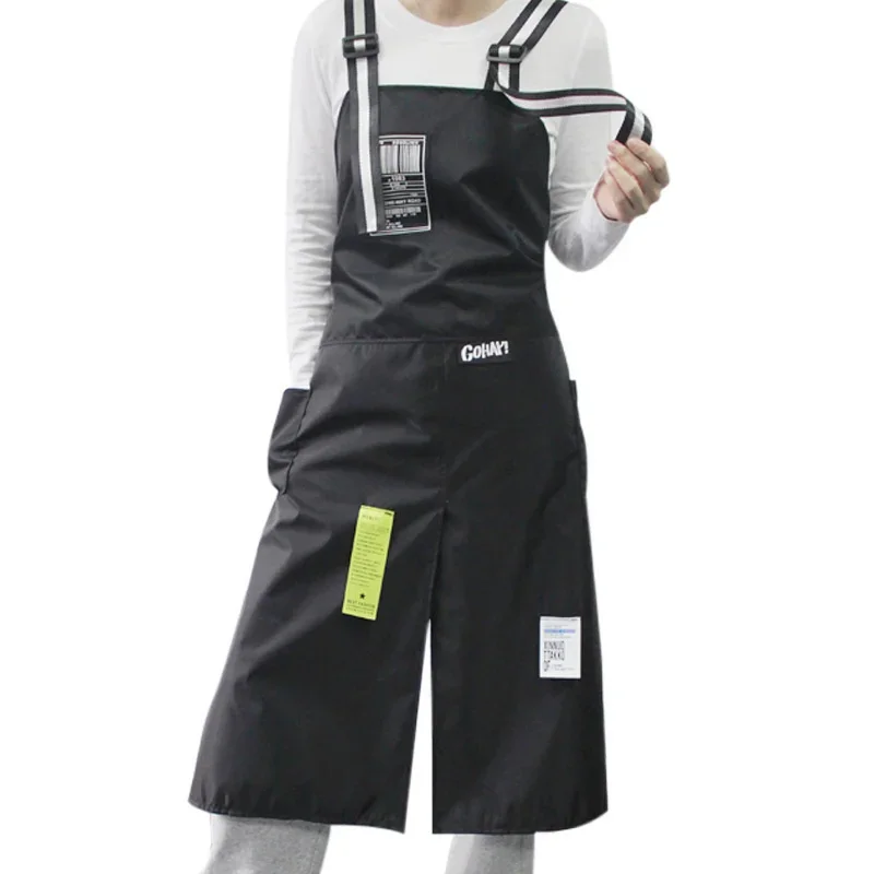 Work Apron Waterproof Stain Resistant Men Women  Available Adjustable Size With Pockets Florist Coffee Barber Nail Makeup Artist