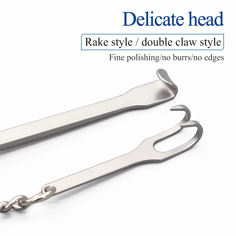 6 Style Stainless Steel Eye Bag Self-Service Hook Cosmetic Plastic Eyelid Hook Double Eyelid Surgery Nasal Eye Hook Tool