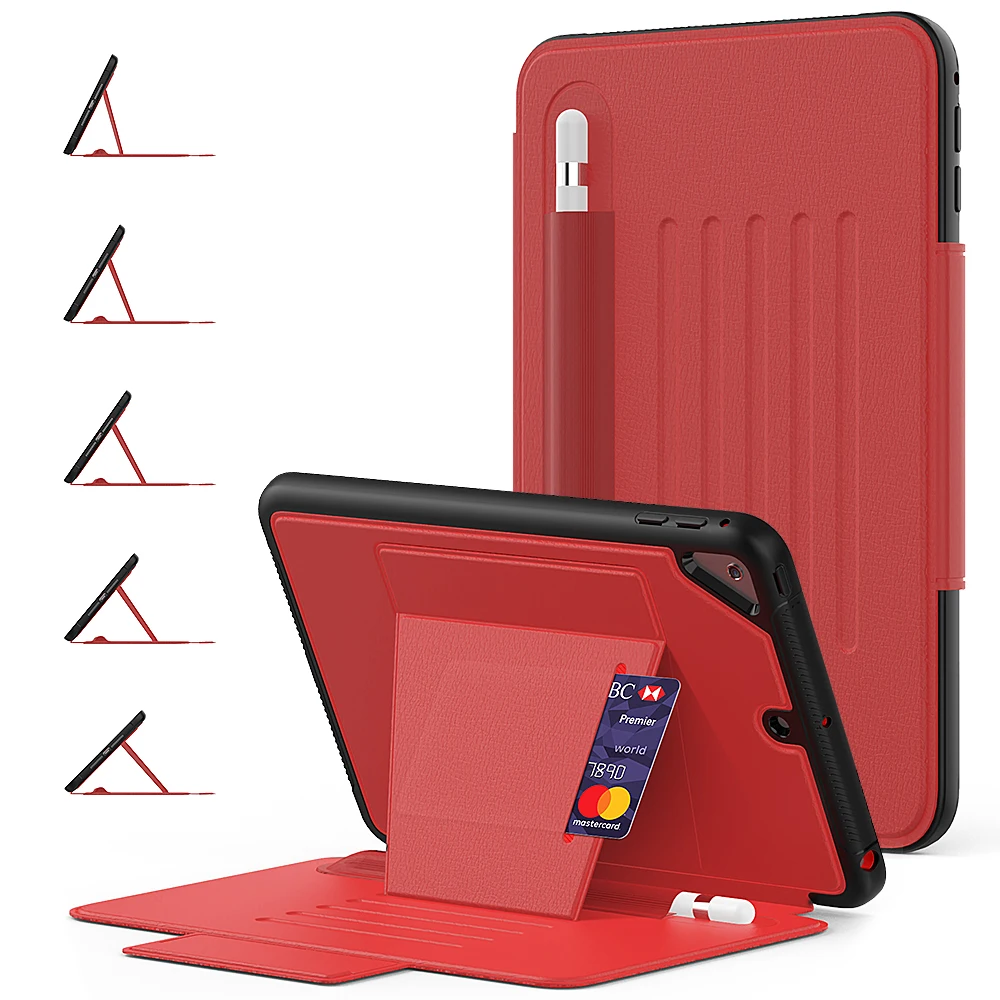 Funda inteligente con tapa para iPad, cubierta protectora de 3 capas con soporte ajustable, para Mini 4, 5, 7,9 pulgadas, A1538, A1550, A2124, A2125, A2126, A2133