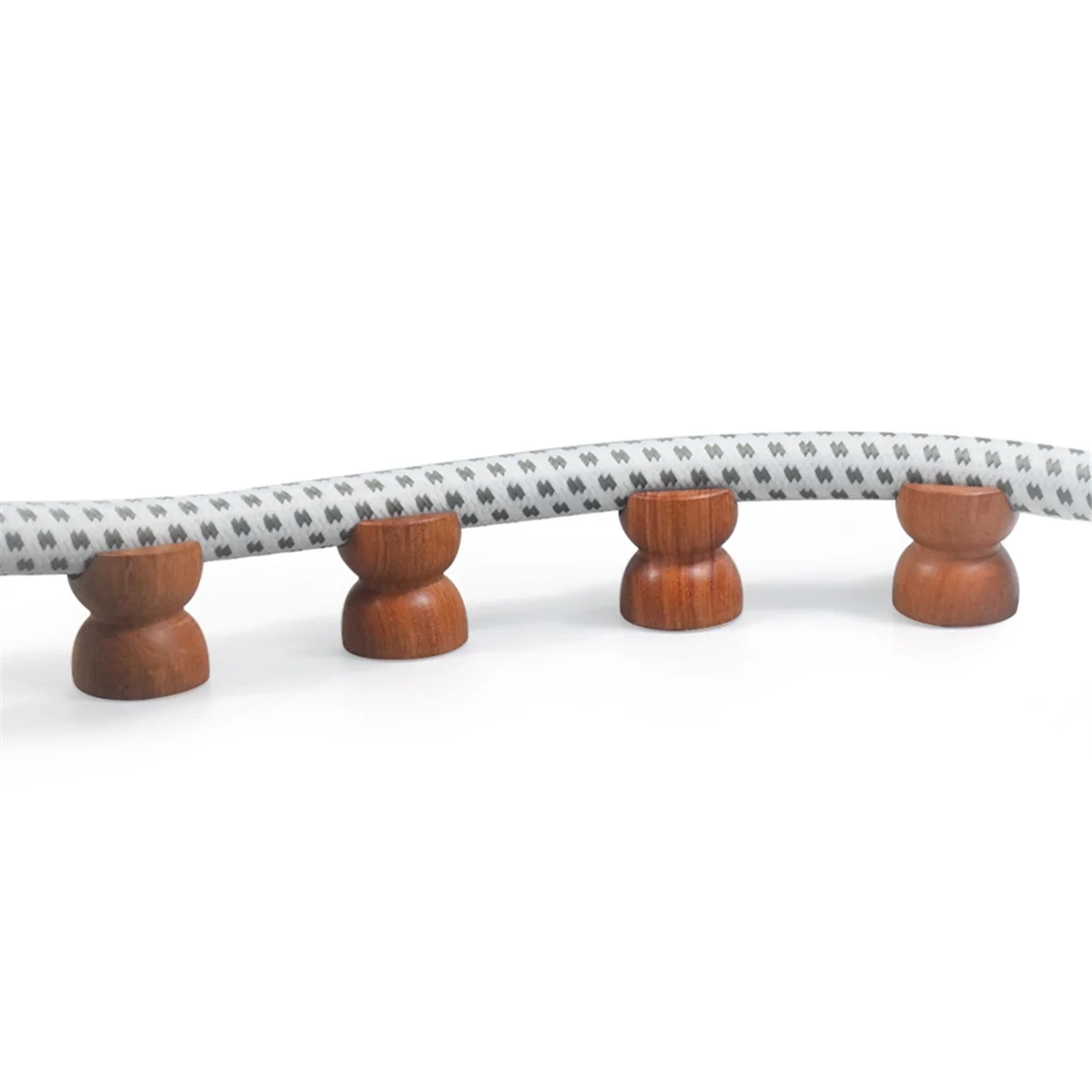 QA88X 8 قطعة HiFi الصوت الخشب عزل الصوت سلك قوس خط دعم كابل مكبر الصوت حامل كابل الصوت امتصاص وسادة للقدم