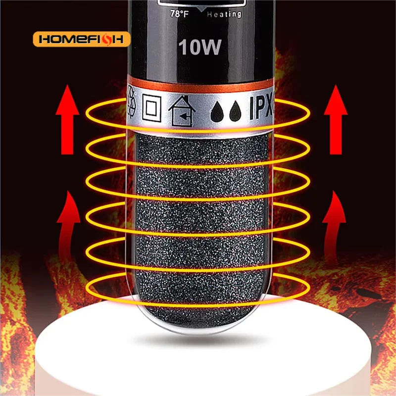 Mini haste de aquecimento de aquário USB para tanque de peixes pequeno 26 ° C Aquecedor de aquário de temperatura constante aquecedor de termostato submersível 10W