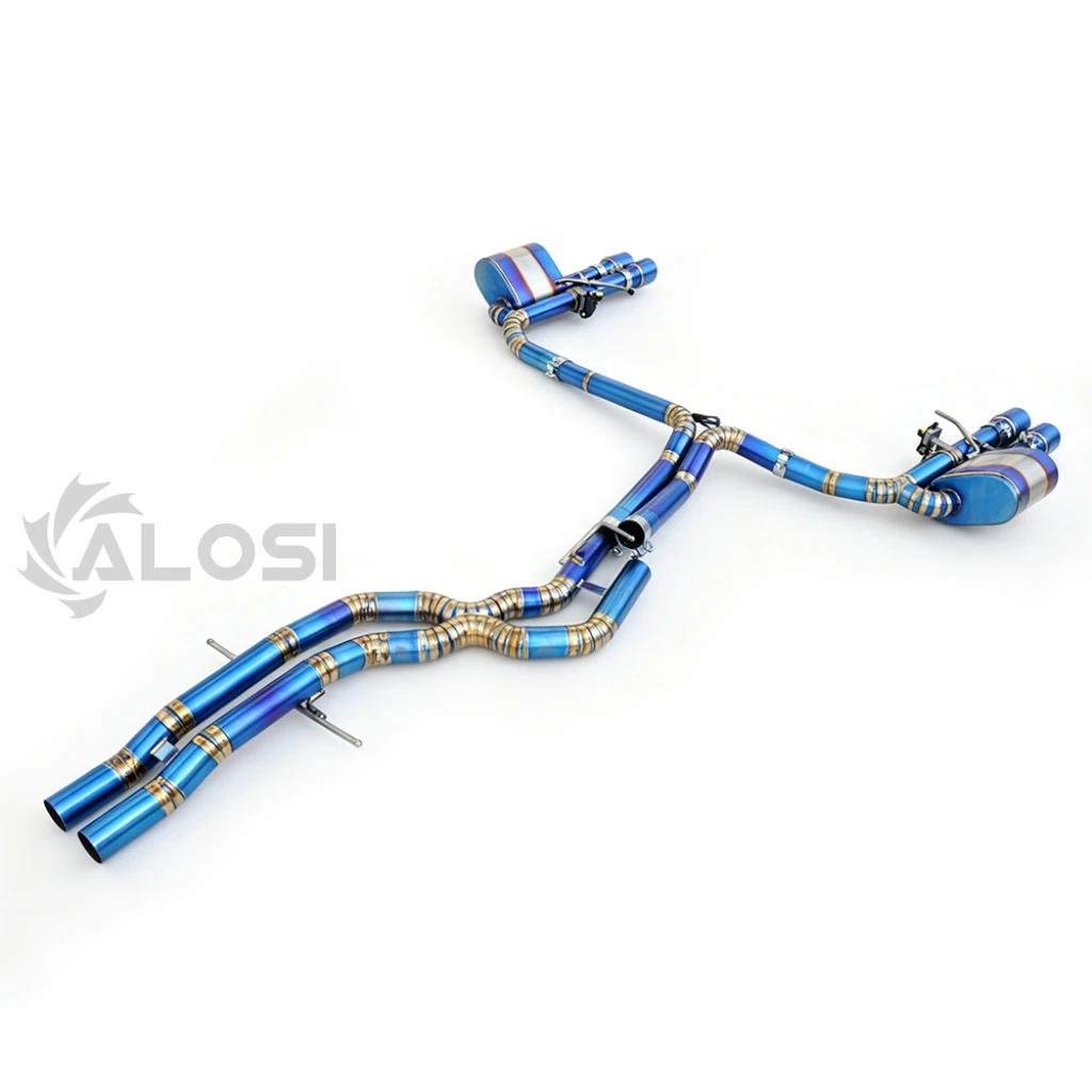 

Lightweight titanium material valve exhaust for Audi A8 D5 (3.0T/4.0T) 2017-2026 high-performance titanium alloy exhaust