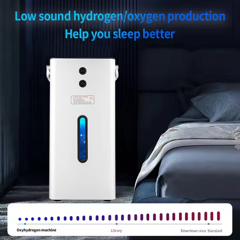 電解水 HHO 吸入発生器 300 ミリリットル/450 ミリリットル/600 ミリリットル/900 ミリリットル/分 H2 水素吸入器家庭用水素呼吸機