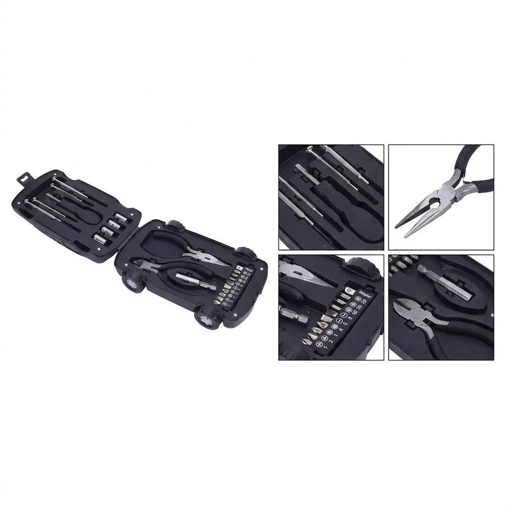 22-in-1 Novelty Vehicle Shaped Tool Kit Portable Size Solid Build Multi Purpose Hand Tools For Household DIY Maintenance Part