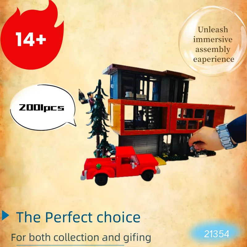 

2025 New Ideas Cullen House 21354 Model Building Blocks Villa Forest Cottage Architecture Toy for Adults Fan Birthday Gifts