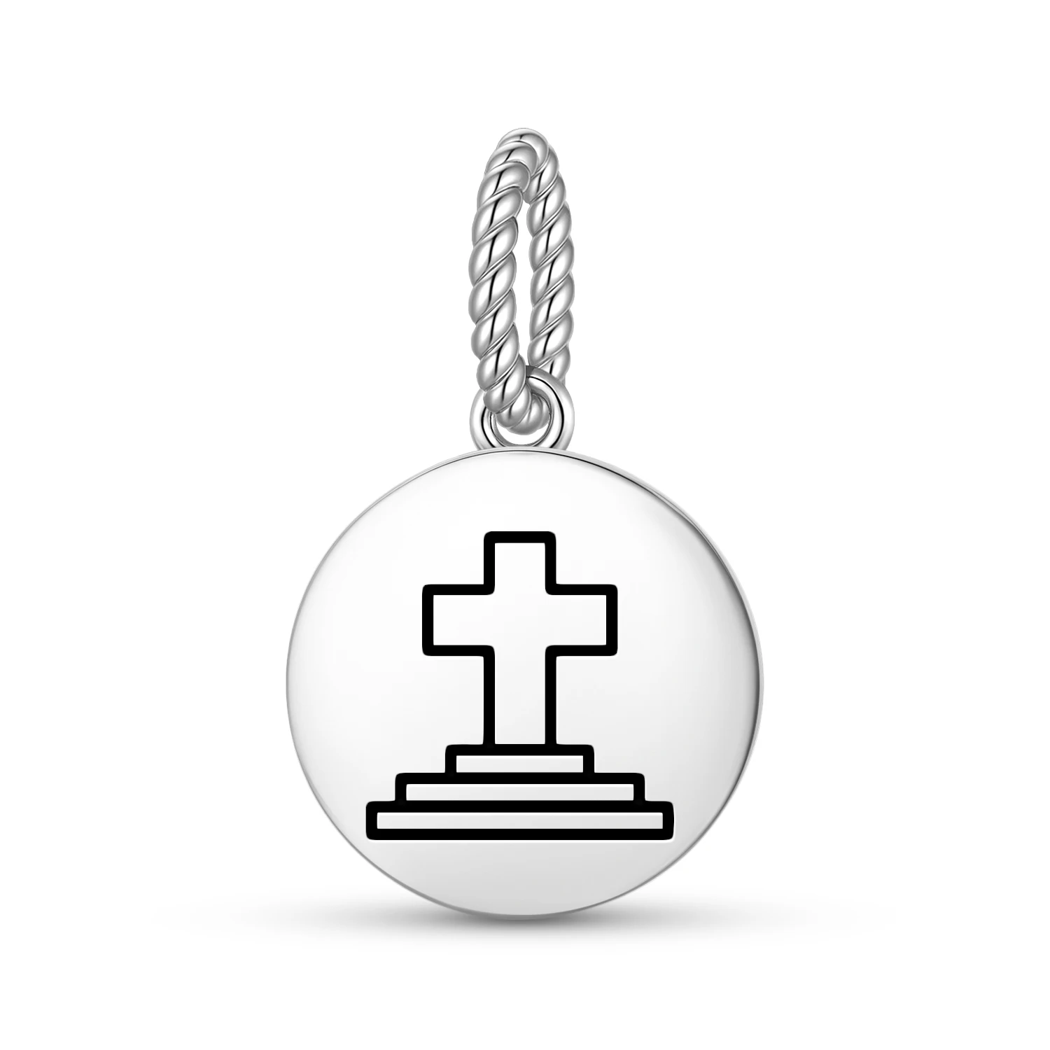 

Templar Calvary Cross Pendant 925 Sterling Silver Symbol Charm Bead for Women Bracelet Necklace Jewelry Trendy