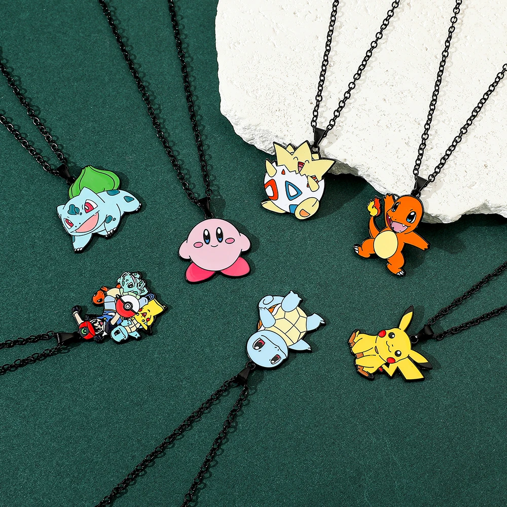 Anime Pokemon Metal Toy, Cute Figure, Pikachu, Squirtle, Psyduck, Charmander, Party Decoration Cosplay Gift view 5