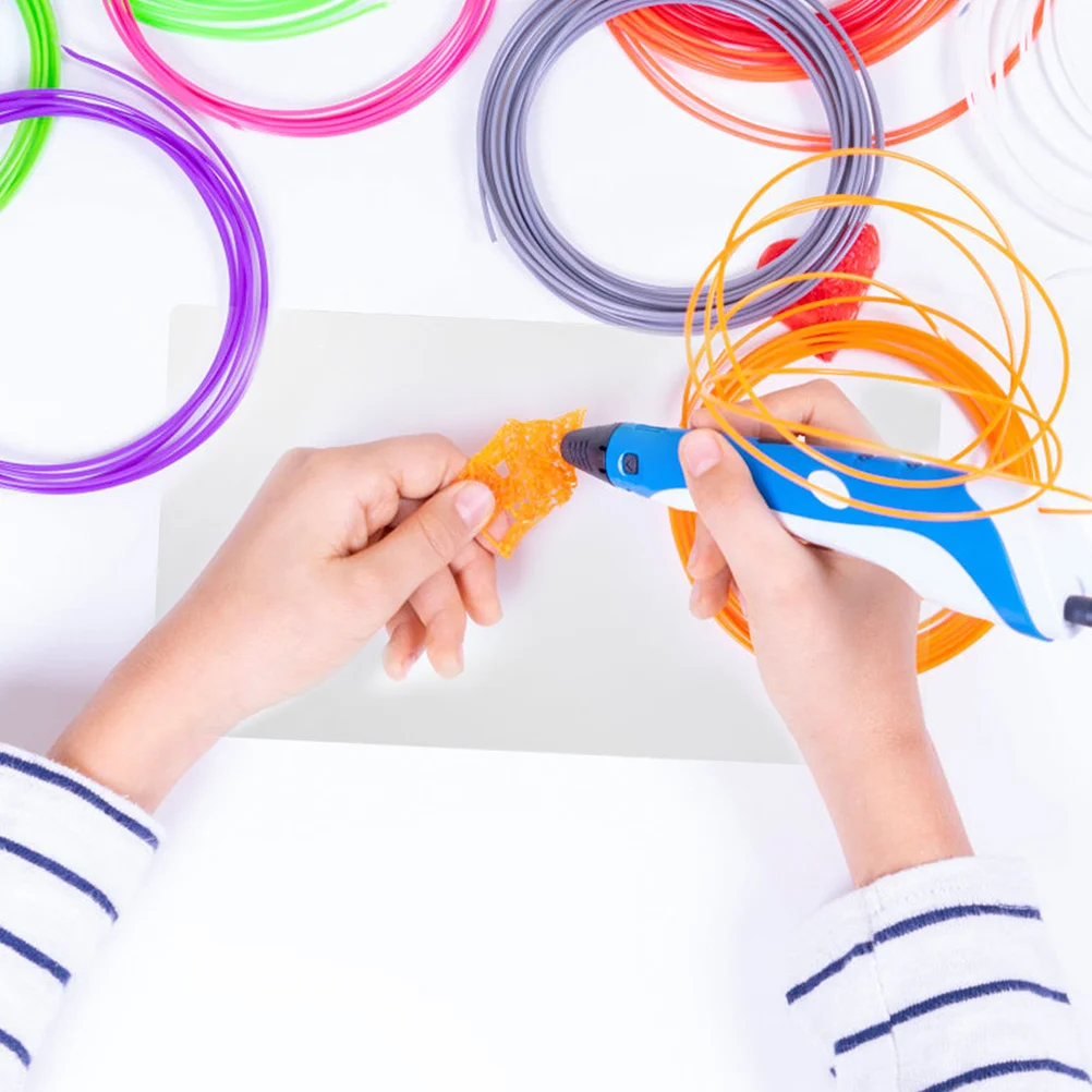 20 قطعة لوحة تتبع الطباعة للأطفال ثلاثية الأبعاد القلم رسم حصيرة اللوحة لوحة توزيع إستنسل بولي كلوريد الفينيل أداة العمل ورق النشاط الحرفي الفني