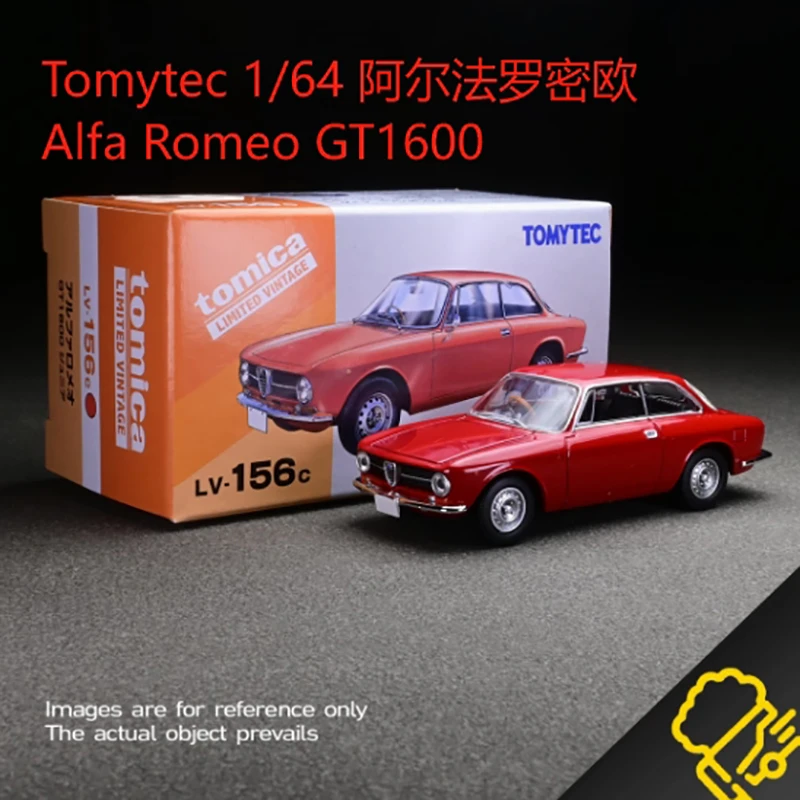 Tomytec TLV LV-156c نموذج سيارة مصنوع من خليط معدني بمقياس 1:64 GT1600 أحمر #2