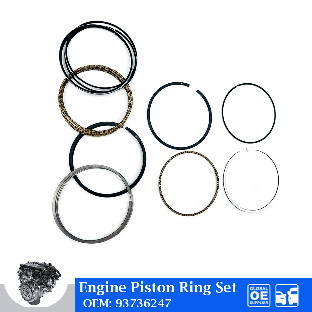 

Engine Piston Ring Kit For GM Chevrolet Sail Aveo 1.4L LCU Auto Parts Car Accessories OE 93736247 Automotive STD Piston Ring Set