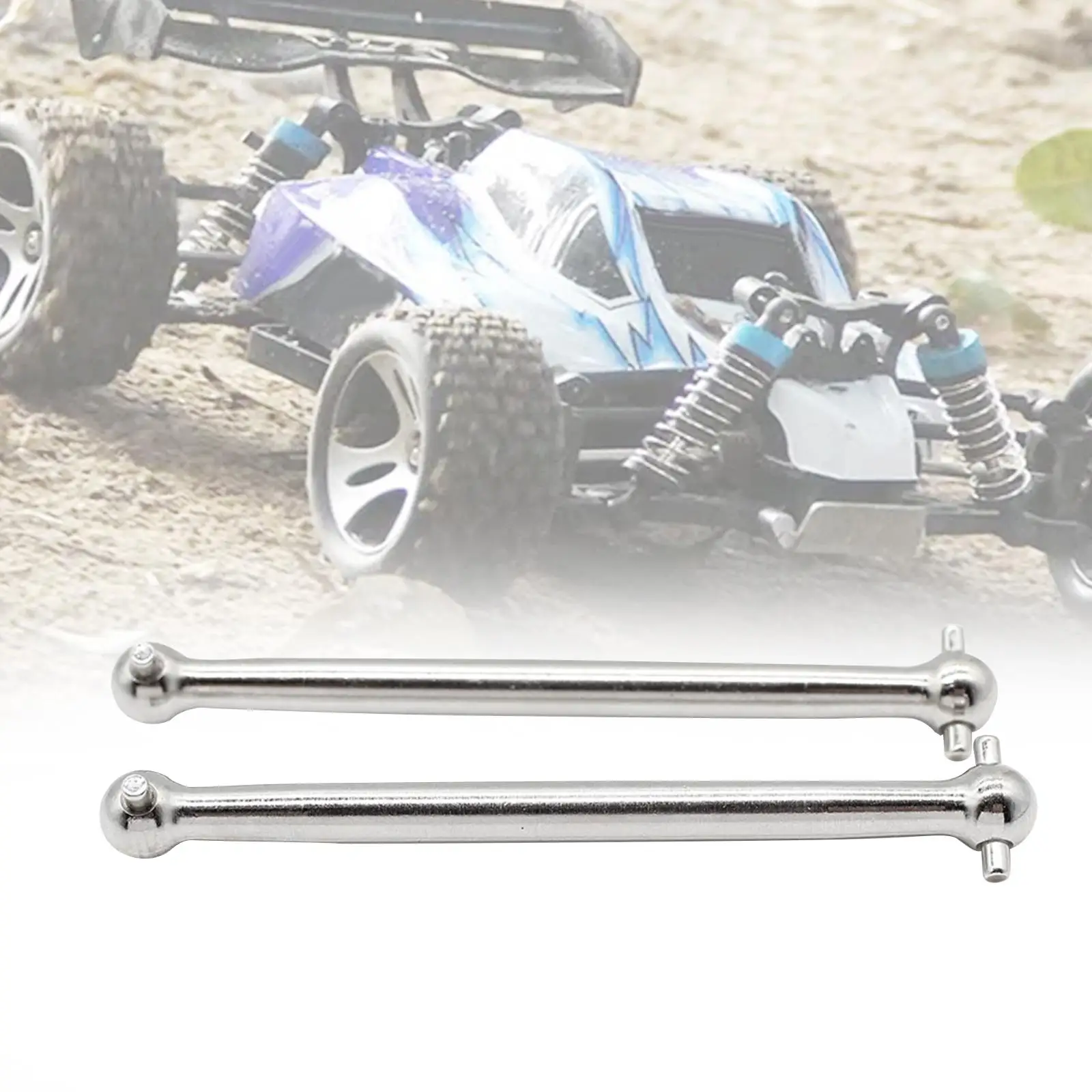 

2Pcs RC Car Joint Shaft RC Car Driving Shaft for Wltoys 124008 1/12 RC Parts