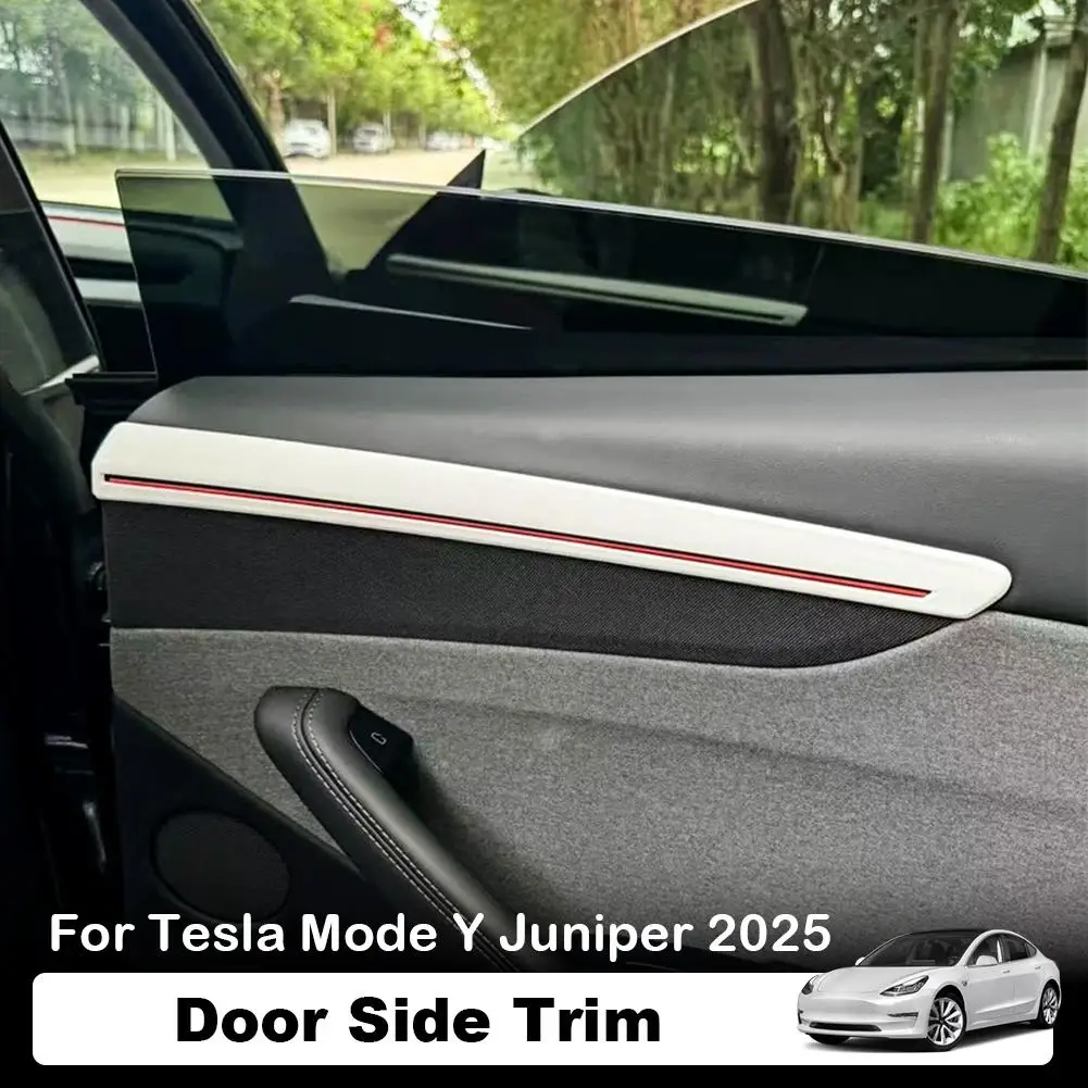 

Car Door Decorative Strip For Tesla Mode Y Juniper 2025 Door Plank Side Trim Strip 4pcs Sticker Cover Car Interior Accessor Z2k0