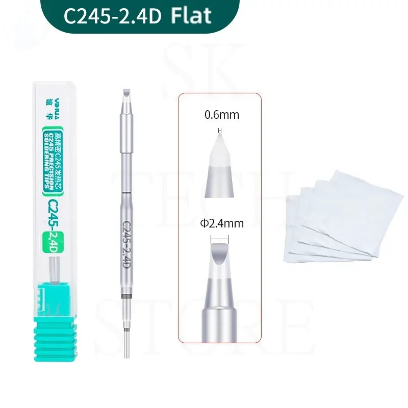 T245 D Series Soldering Iron Tips Replacement Various Models Of Electric Soldering Iron Tip For Mobile Phone Disassembly Welding
