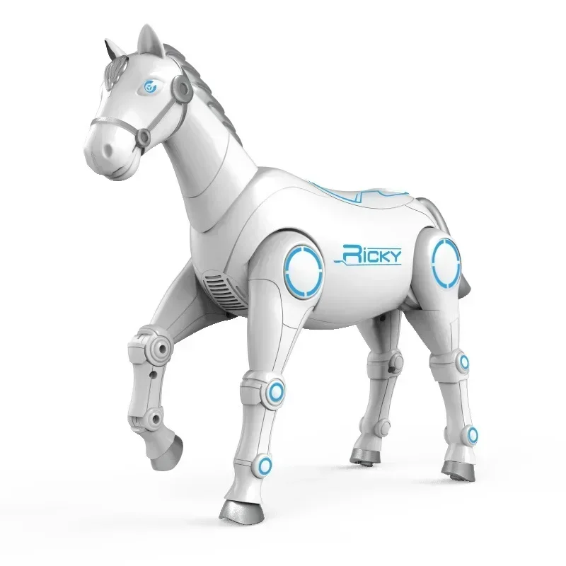 RC Smart Robot Horse Interactive Remote Control Animal Intelligent Dialogue Sing Dance Sound Control Pet Electronic Music Toys