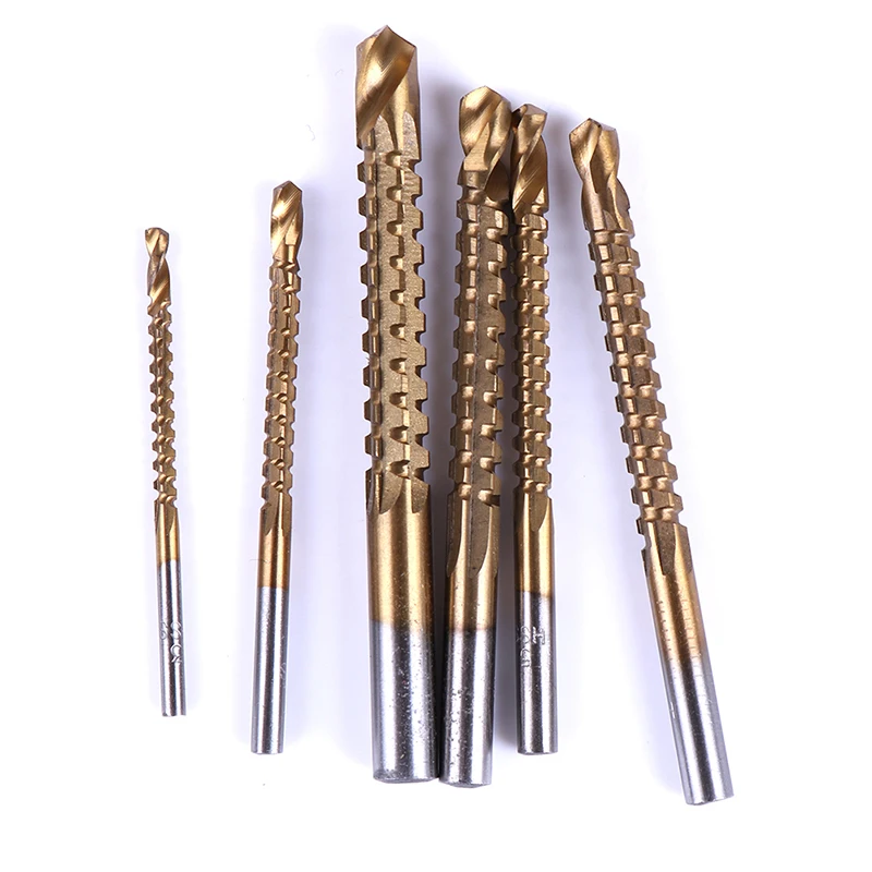 6Pcs hss countersink drill bit titanium coated hss saw drilling power tools