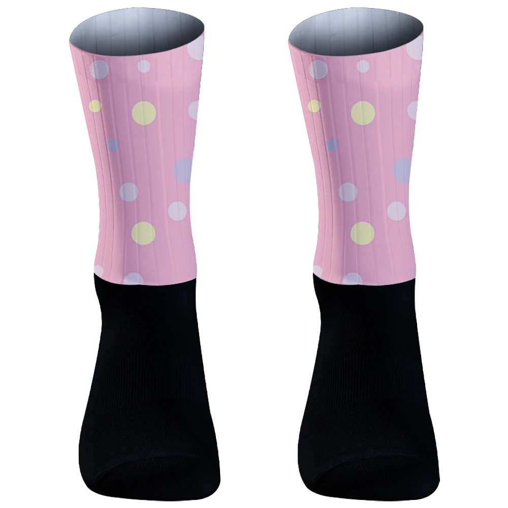 Chaussettes athlétiques à compression confortable pour hommes et femmes, baume, basket-ball, cyclisme, sport, design d'arbre de plage, nouveau