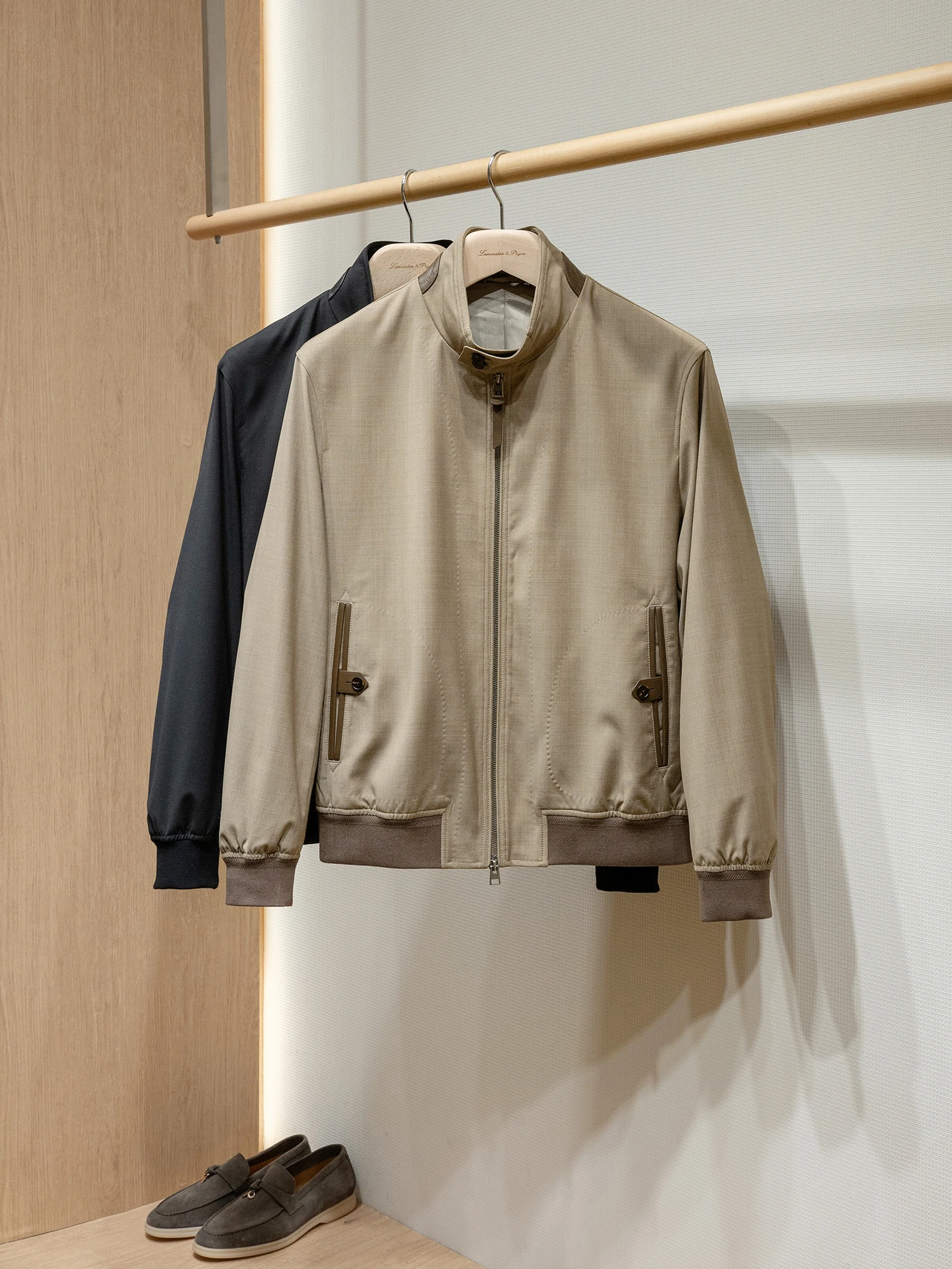 

Мужская куртка TF Edition Harleston Casual с воротником-стойкой, из смесовой шерсти, весенняя, приталенного кроя, на молнии, с длинными рукавами