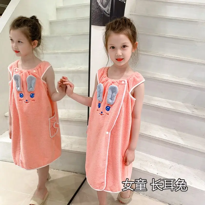 Disney Kids Bretels Badhanddoek Badjurk Lotso Donald duck Cartoon Jongens & Meisjes Zachte absorberende verdikte handdoek vakantiecadeau