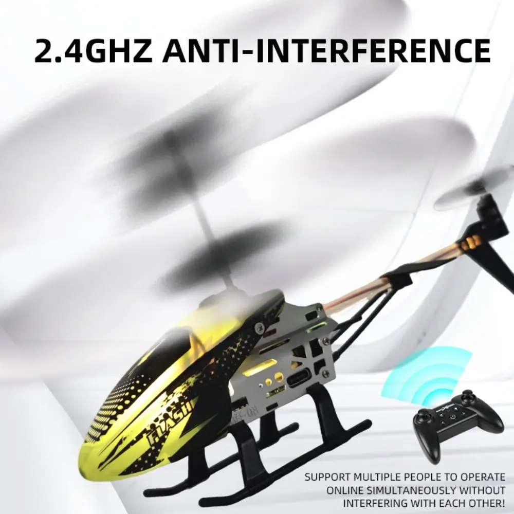 

Metal Alloy RC Helicopters 3.5 Channels USB Charging Remote Control Plane Rechargeable Silver Red Pink Flying Helicopter