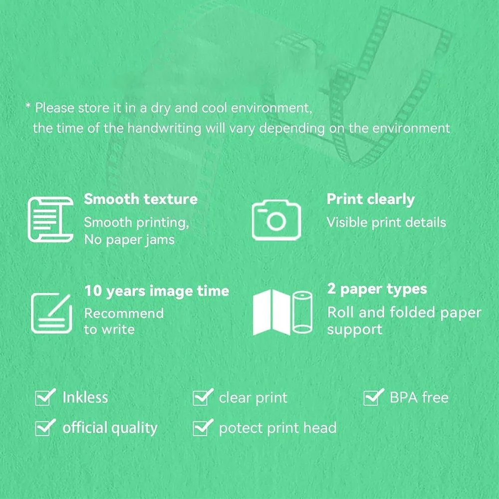 

2 Roll A4 Quick-dry Thermal Paper 210xDia 30mm Quick-dry a4 Thermal Printer Paper 50 Sheet Clear Printing Thermal Paper Roll