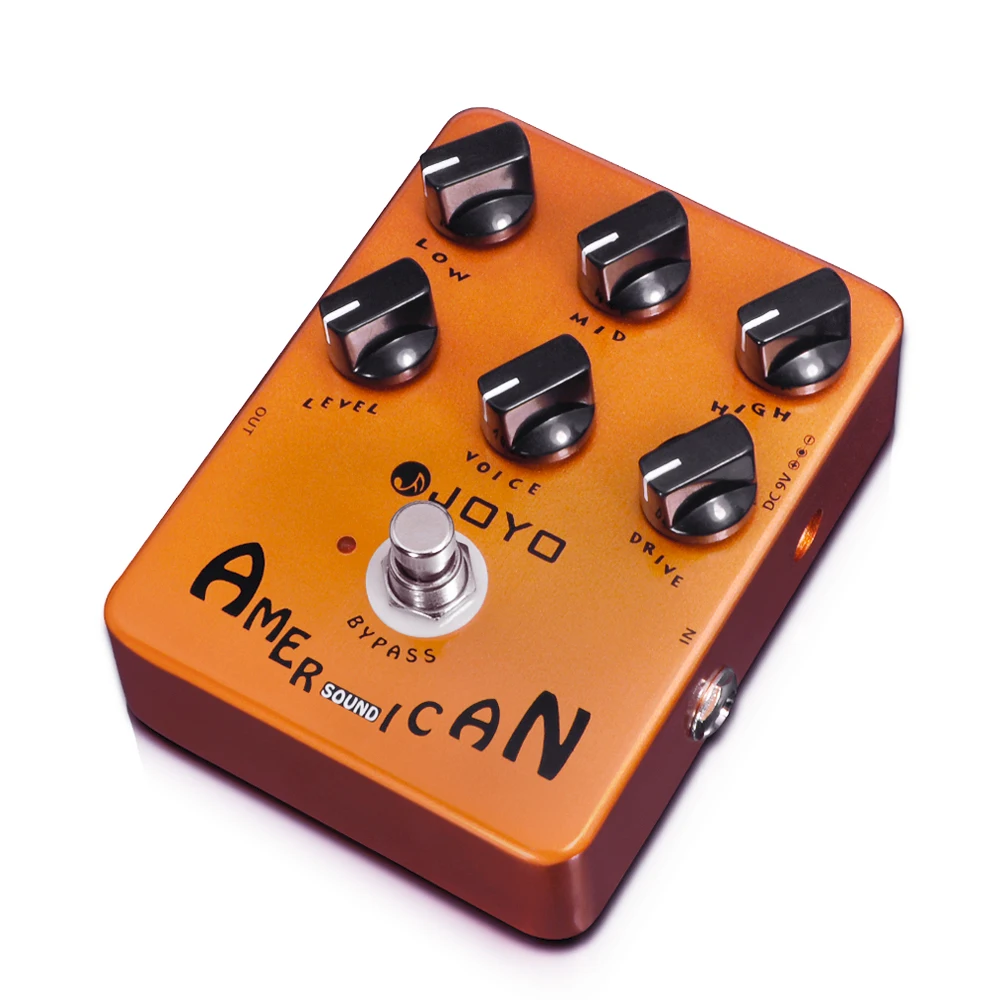 JOYO Guitar Effect Pedal JF-14 American Sound Overdrive Pedal from Clean to Driven Sound Amplifier Simulation Guitar Pedal