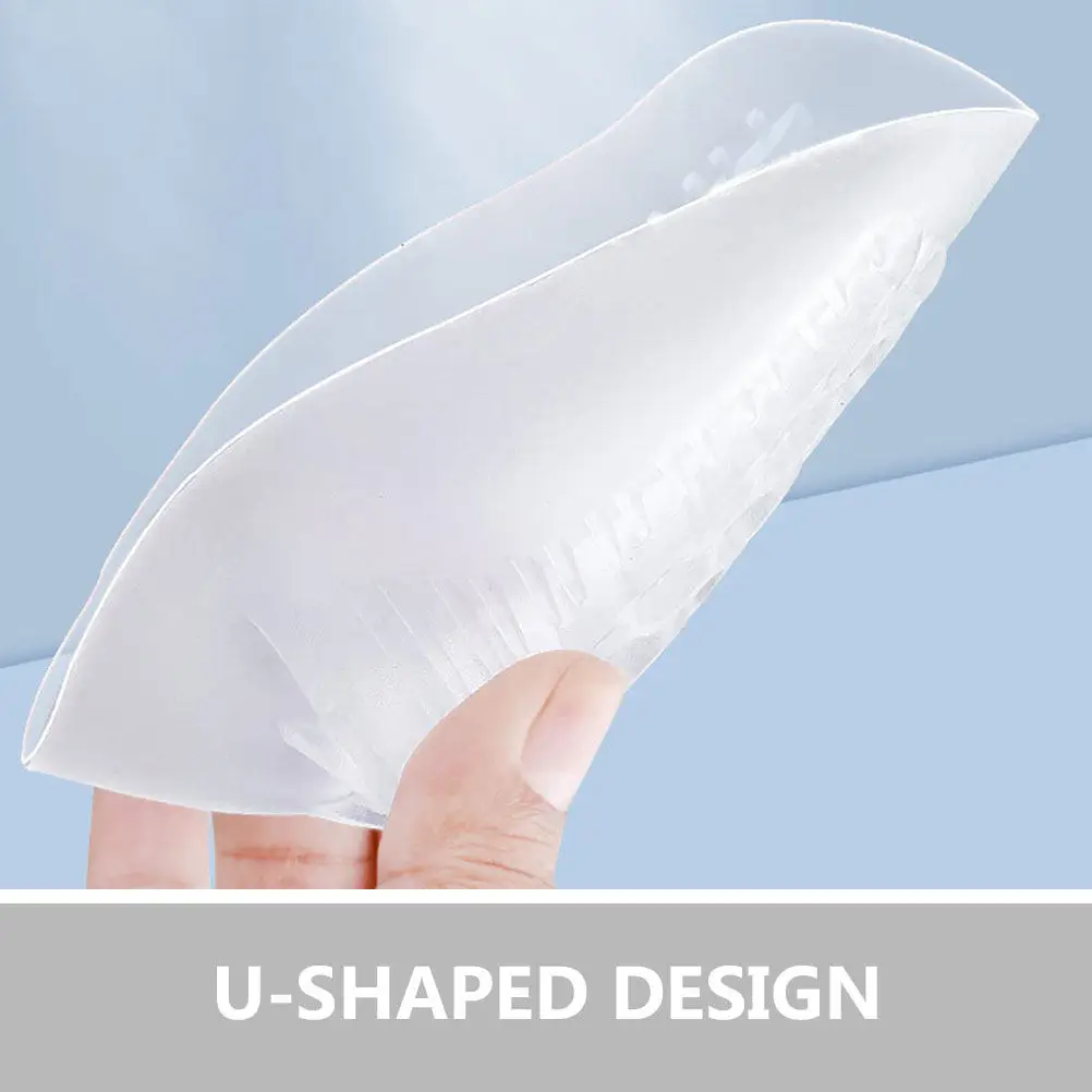 1Pair Invisible Height Increase Insoles Lightweight Shoe Lift Pads with Shock Absorption Elasticity Breathability for All Shoe