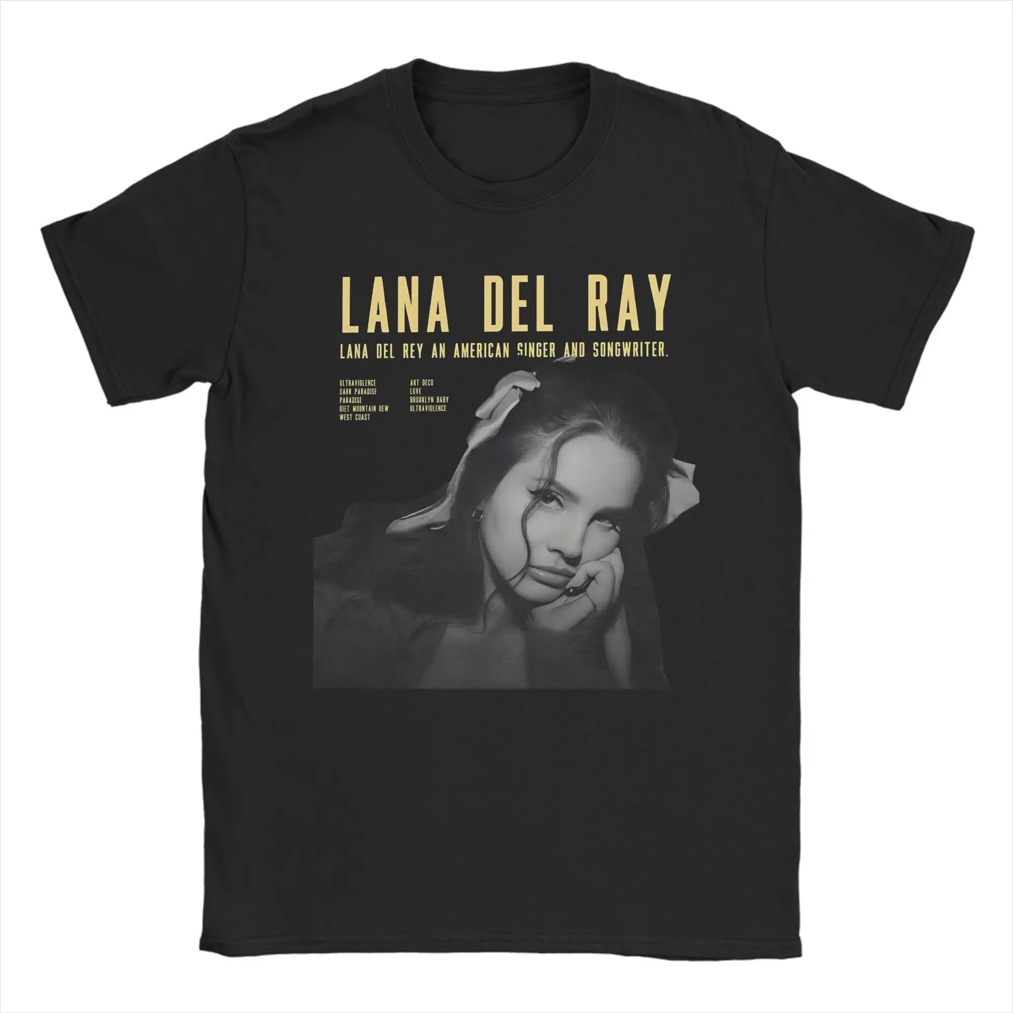

Lana Del Rey Ldr Sailing T-Shirt Summer Cotton T Shirts For Men Leisure Casual Tee Shirt Short-Sleeve Y2K Funny Tops