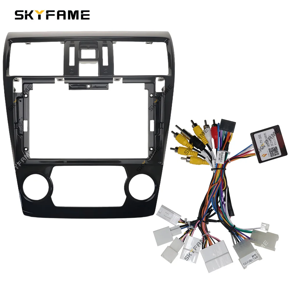 SKYFAME Car Frame Fascia Adapter Canbus Box Decoder Android Radio Dash Fitting Panel Kit For Subaru Forester XV WRX Levorg