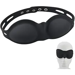 SM Erotic Silicone Eye Mask Blackout Super Soft Silicone Role Play BDSM Adult Erotic Products for Male Female Couples Sex Toys