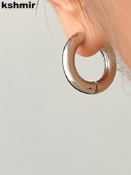 kshmir Fashion Titanium Steel Earrings Daily metal ring earrings Earrings women's accessories Jewelry gift free