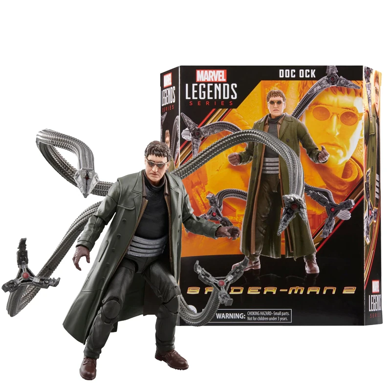 Marvel Legends Series Doc Ock Spider-Man: No Way Home Deluxe Figura de acción de 6 pulgadas Modelo Muñeca Kit de modelismo digital