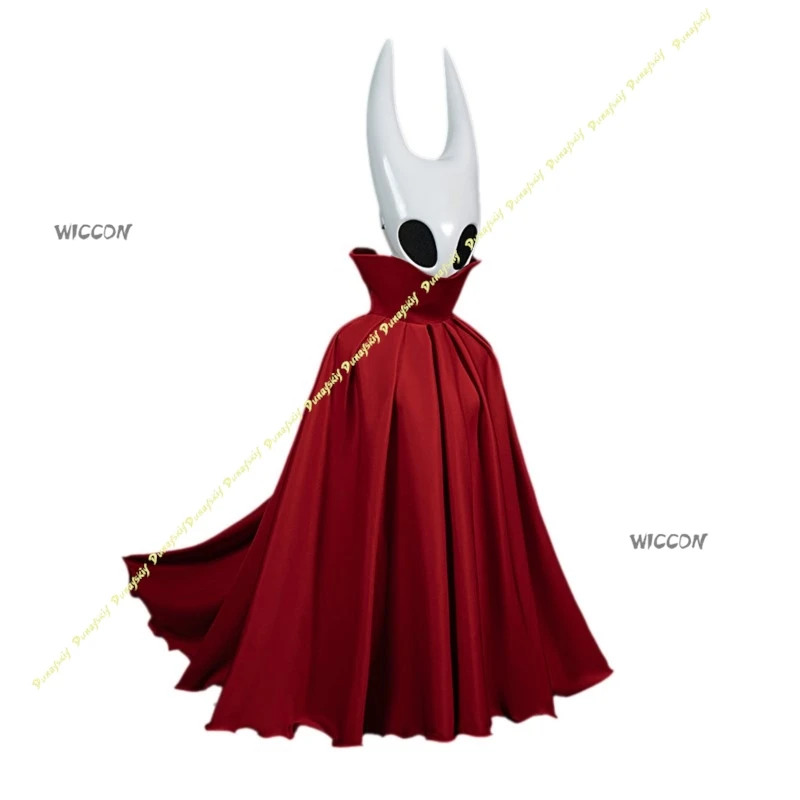 أزياء تنكرية بدلة ألعاب مجوفة فارس الدبور سيدة كوس الملبس عباءة حمراء قناع أبيض بنات بنين مرحلة حفلة عيد الميلاد عيد الهالوين