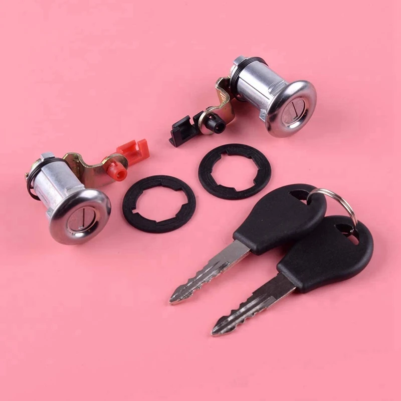 Kit de serrure de porte de voiture droite avec clé, 2 pièces, pour Nissan 514 up atofinder 1987 -1991 806HO 01G25