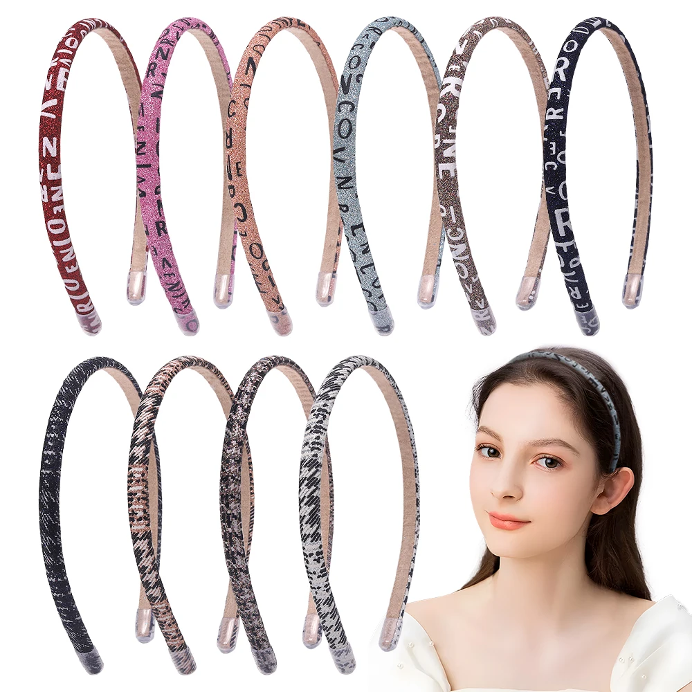 2023 New Hot Selling Fashion Women Retro Colours Hairbands for Women Color Hair Band Female Hair Accessories Handmade Head Hoop