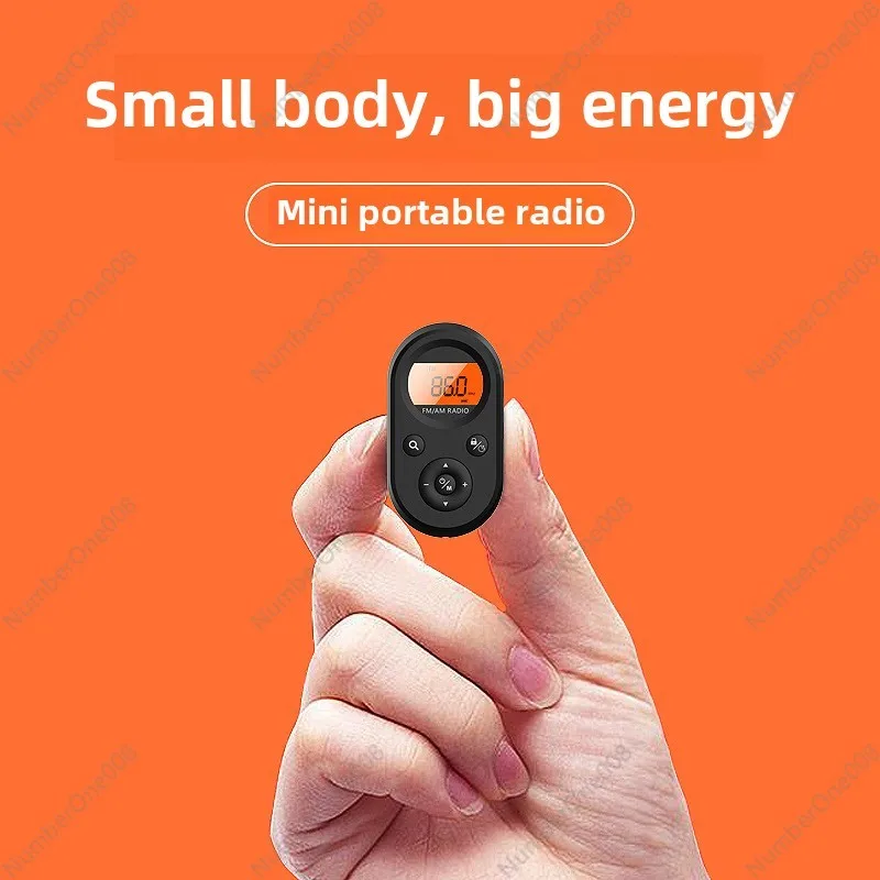 Lithium Battery Mini Radio Pocket Small Rechargeable Portable