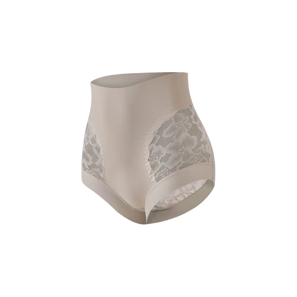 

Lace Flowers Postpartum Body Shaper Large Size Shapewear Butt Lifter Briefs Panties High Waist Seamless Underpants Postpartum