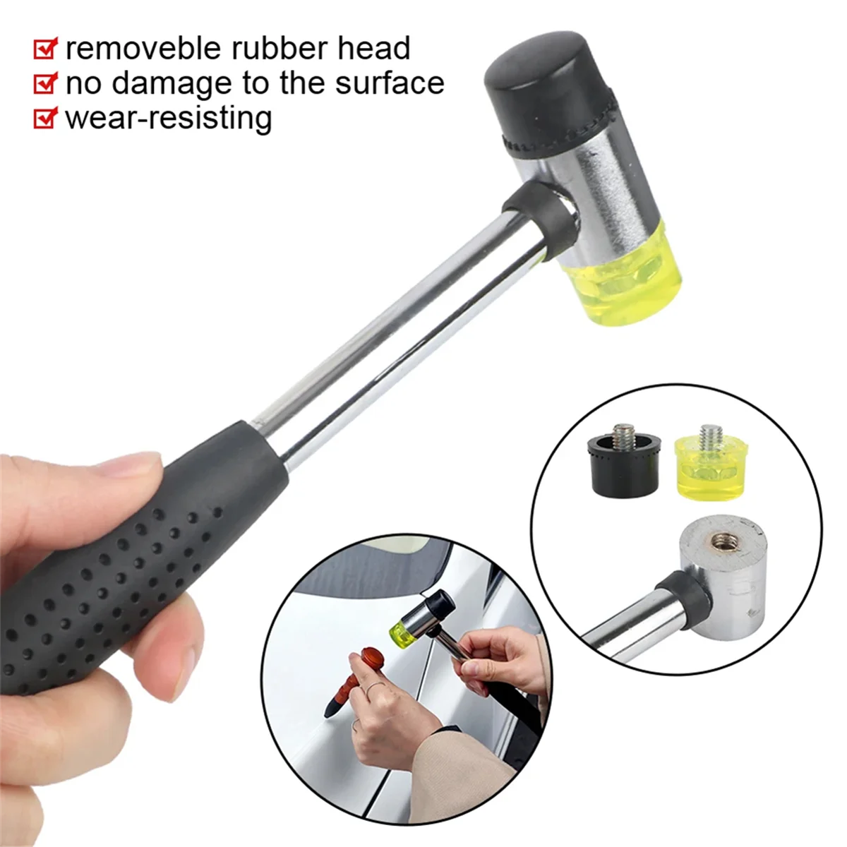 Car Dent Removal Tools Dent Removal Paintless Dent Repair Tool Auto Repair Tools Hammer Aluminum Tap Down Pen