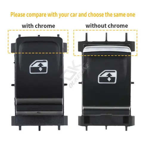 Imagen 2 del producto Interruptor de ventana para VW Volkswagen Golf Passat B8 Tiguan Touran 2016-2022 5G 0959855 G 5G 0959855 M 5G 0959855 N 5G 0959855 H 5G 0959855