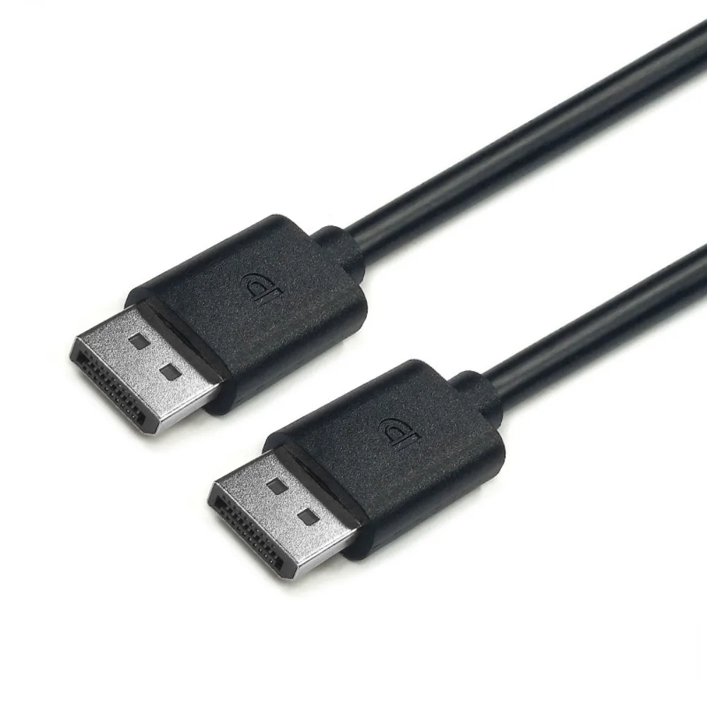 Cabo DisplayPort para DisplayPort, Macho para Macho, Cabo banhado a ouro, Compatível para Lenovo, Dell, HP, ASUS, DP para DP, 1,5 m