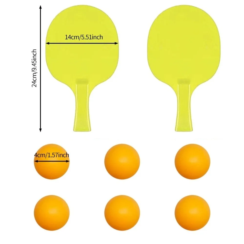 مجموعة ألعاب بينج بونج قابلة للتعديل مع مضرب وكرات لتحسين تركيز مدرب تنس الطاولة للأطفال