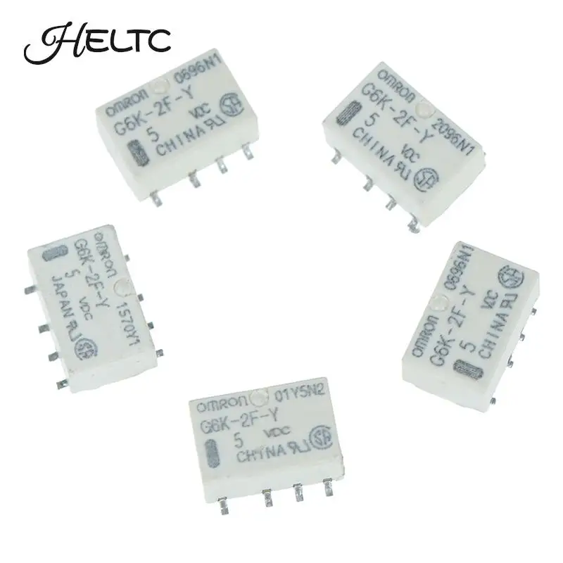 5PCS SMD G6K-2F-Y Signal Relay 8PIN For Relay DC 5V 10*6.5*5mm