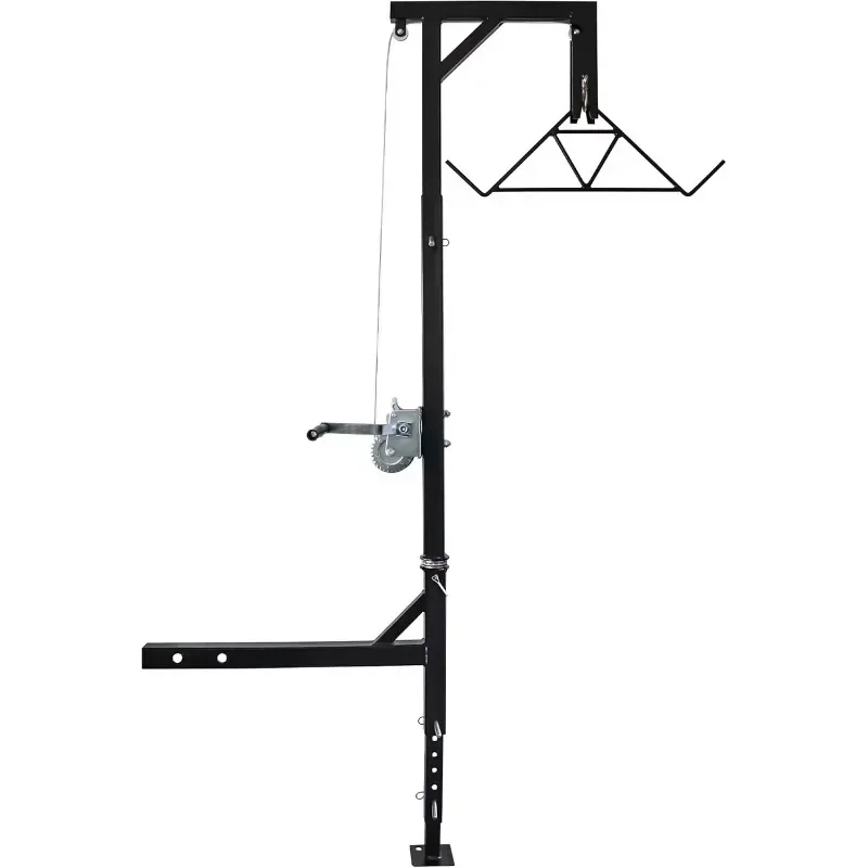 

Home.Truck Hitch Game Hoist & Gambrel — 500 фунтов с поворотом на 360 градусов — полный комплект подъемников (включая лебедка/гибилка)