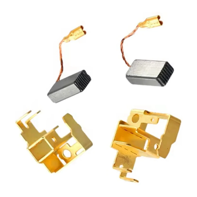 BAAG-6 шт. угольные щетки, держатель и набор пружин для замены угольных щеток GWS6-100, черные аксессуары для угловой шлифовальной машины