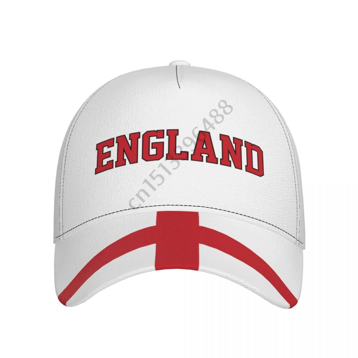 2025 England Country Flag Soccer Hats Sun Baseball Cap Breathable Adjustable Men Women Outdoor Fishing Hat