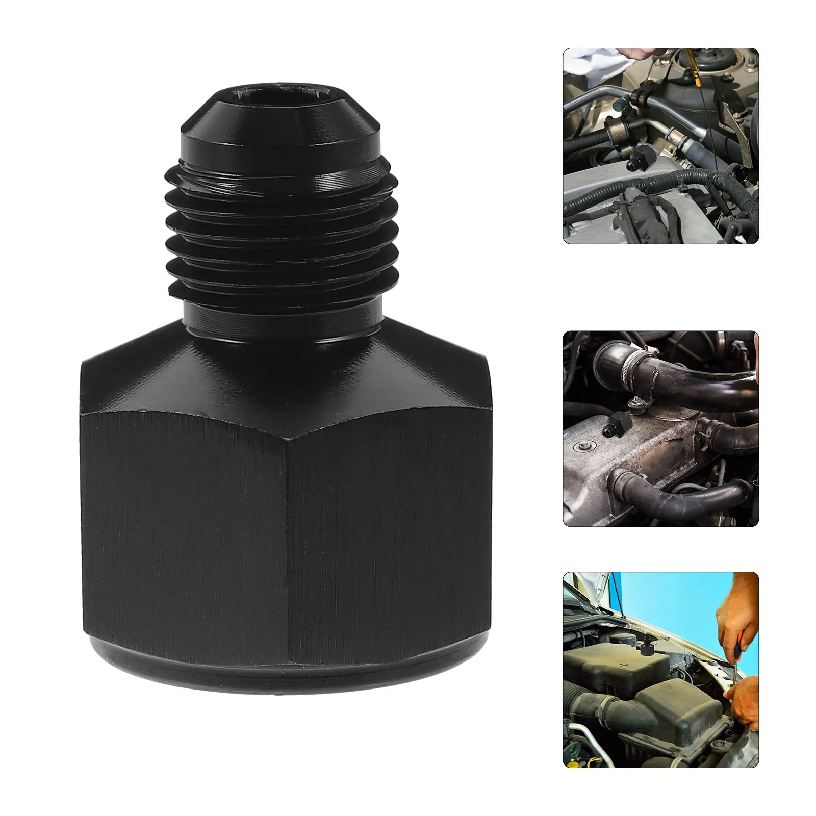 

Hose Fitting Car Modification Part Aluminum Converter Pipe Adapter Connector Leak-Proof Easy Installation Durable Sturdy