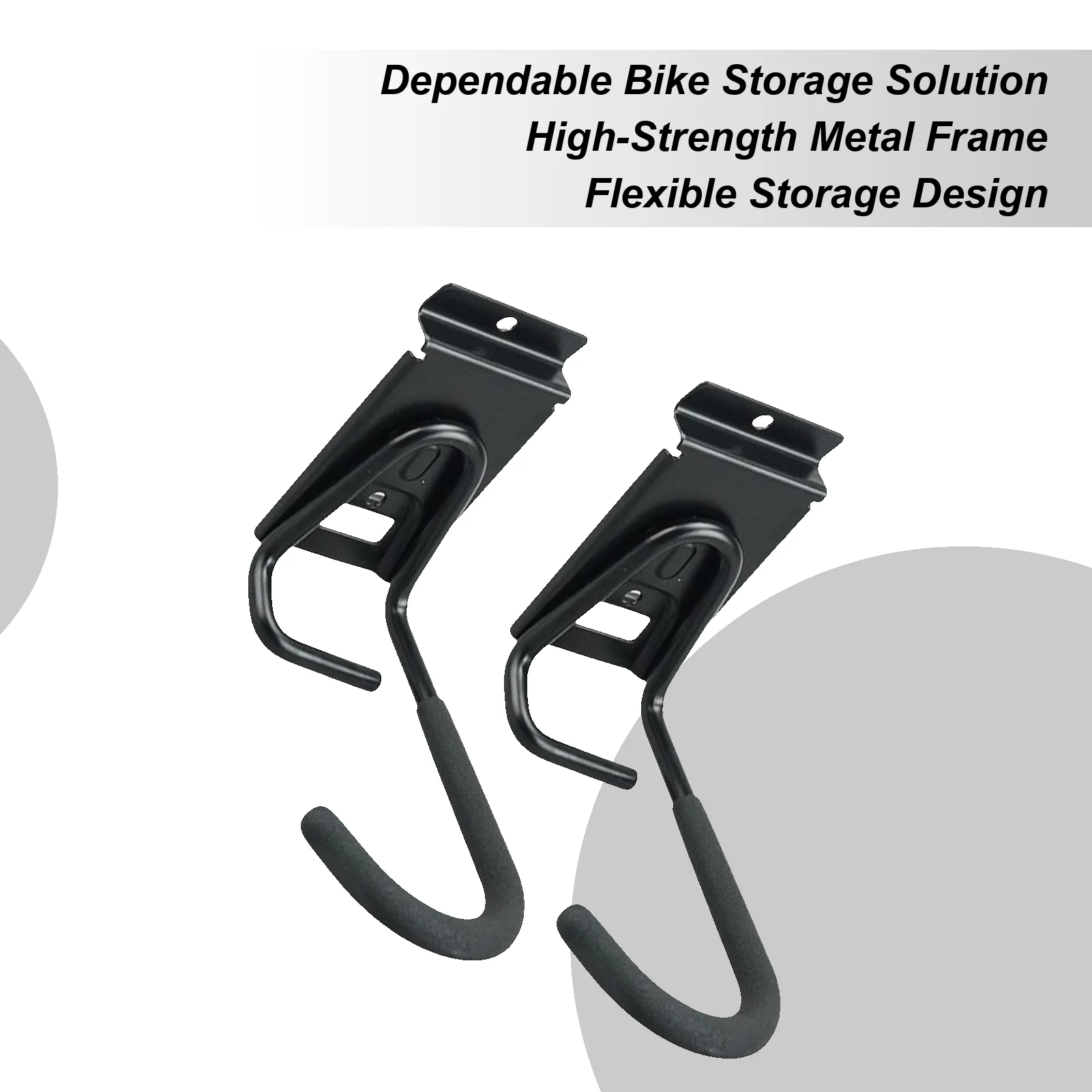 

Bike Wall Hanger Heavy Duty Metal Power Tool Organizer For Wall Bike Storage Brackets Strong Load-Bearing For Kitchen Living