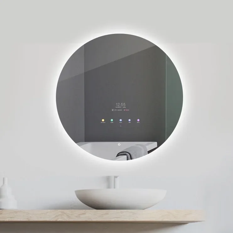 Hot sale Vercon smart mirror motion sensor capacitive touch screen led bath mirrors for hotel and smart home